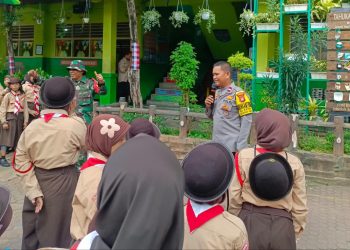 Wujud Sinergitas TNI-POLRI Di Polsek Bekasi Barat Dalam Pembinaan Disiplin Sejak Dini