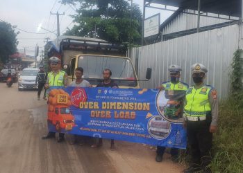 Cegah Kecelakaan, Polsek Setu Bekasi Gencar Sosialisasi Indonesia Zero ODOL