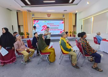 Sambut Hari Bhayangkara ke-79, Sebanyak 228 Calon Pasien Ikuti Screening Operasi Katarak Gratis Digelar Polres Metro Tangerang Kota
