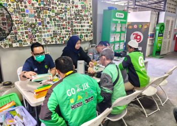 HUT Bhayangkara ke-79, Polres Metro Jakpus Gelar Pemeriksaan Gratis untuk Pengemudi Ojol