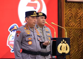 Kapolri Pimpin Upacara Pemuliaan Nilai-Nilai Tribrata Dalam Rangka HUT Bhayangkara ke-79