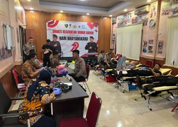 Satbrimob Polda Metro Jaya Gelar Aksi Donor Darah Sambut Hari Bhayangkara ke-79