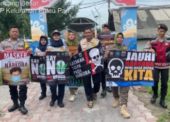 Aksi Daerah P4GN Digelar di Pulau Lancang: Kolaborasi Lintas Instansi Perangi Narkoba