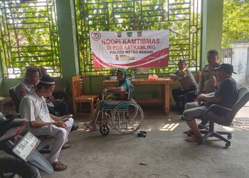 Ngopi Kamtibmas, Polsek Kedungwaringin Dekatkan Diri ke Tokoh Masyarakat Desa Mekarjaya