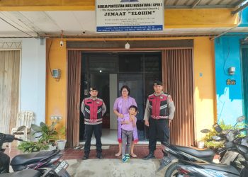 Polsek Babelan Amankan Ibadah Mingguan Umat Nasrani, Wujud Toleransi dan Komitmen Jaga Kamtibmas
