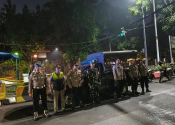 Patroli Tiga Pilar Menteng Pantau Jalan Teuku Umar, Pastikan Situasi Aman dan Kondusif Jelang HUT Bhayangkara Ke 79