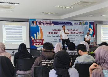 Peringati HANI 2025, Satresnarkoba Polres Metro Jaktim Beri Penyuluhan di Universitas Nusa Mandiri