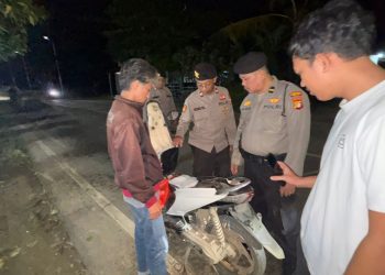 Cegah Kriminalitas, Polsek Cibarusah Gelar Operasi Kejahatan Jalanan di Jalur Strategis