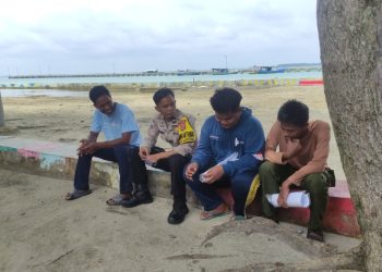 Bhabinkamtibmas Pulau Panggang Sambang Tokoh Masyarakat, Bahas Premanisme dan Bahaya Judi Online