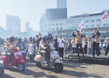 Ribuan Biker Ramaikan Bhayangkara Scooter Days di Jakarta, Kapolda: Ini Wadah Kampanye Safety Riding