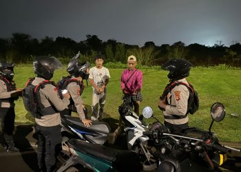 TP3 Polres Tangsel Sisir Jalan Symphonia, Cegah Gangguan Kamtibmas dan Balap Liar