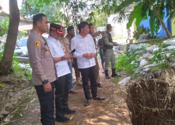 Muspicam Setu Tinjau Lahan Pohon Bambu Longsor di Kali Sadang Mustika Gandaria, Upaya Penanganan Mulai Dikonsolidasikan