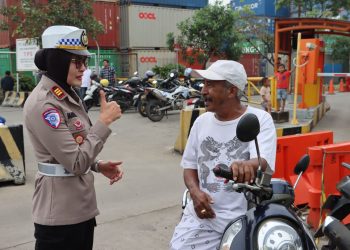 “Polres Priok Gelar Operasi Patuh Jaya 2025, Beri Teguran dan Himbauan Pengendara Lalu Lintas