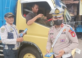 Satlantas Polsek Jatisampurna Gelar Operasi Patuh Jaya 2025 di Jl. Transyogi Cibubur