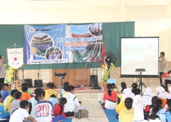 MPLS SMP Kartini 2 Jadi Ajang Edukasi Bahaya Narkoba dan Judol oleh Polsek Kemayoran