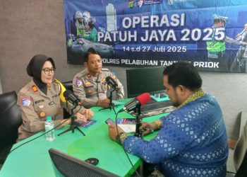 Polres Pelabuhan Tanjung Priok Sosialisasikan Ops Patuh Jaya 2025 Lewat Siaran Radio