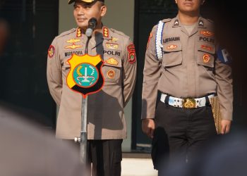 Kapolres Metro Bekasi Pimpin Apel Jam Pimpinan, Ingatkan Kedisiplinan dan Kesiapsiagaan Personel