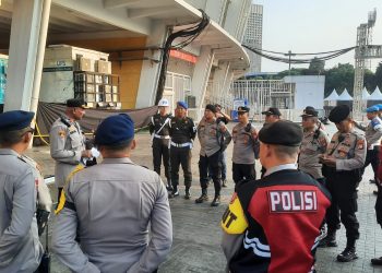Terjunkan 551 Personel Gabungan Amankan Pertandingan Vietnam vs Kamboja di GBK
