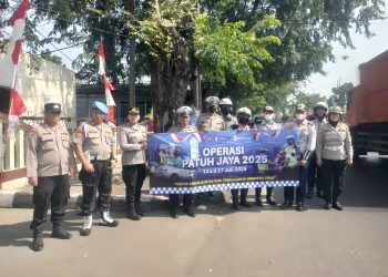 Pengawas Operasi Cek Posko dan Lapangan, Operasi Patuh Jaya 2025 di Bekasi Berjalan Lancar