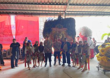 Reog Ponorogo Singo Budoyo Mudho Meriahkan Pesta Laut Nadran Muara Angke 2025