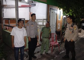 Antisipasi Curanmor dan Tawuran, Polsek Kemayoran Giat Patroli Malam Hari