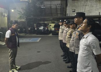 Patroli Polsek Metro Tanah Abang, Polisi Pastikan Situasi Aman dan Kondusif