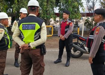 Patroli Dialogis Satsamapta Polres  Priok, Antisipasi 3C dan Bahaya Kebakaran di Kawasan Pelabuhan