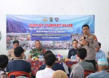 Polres Jakpus Hadirkan Solusi di Tengah Warga Lewat Jumat Curhat Plus