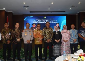 Kapolres Metro Jakarta Selatan Hadiri Acara Kenal Pamit dan Ramah Tamah Kepala Kejaksaan Negeri Jakarta Selatan