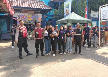 Polisi Hadir di Tengah Pelajar: Samapta Polsek Pulogadung Amankan Kegiatan CUPTEN 3.0 di SMAN 36 Jakarta