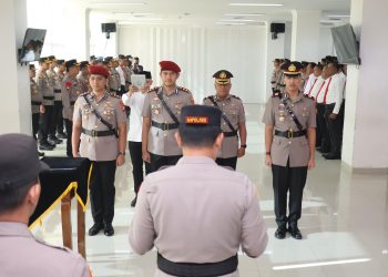 Polres Metro Jakpus Gelar Sertijab Kasat Reskrim, Kasat Narkoba, dan Kapolsek Senen
