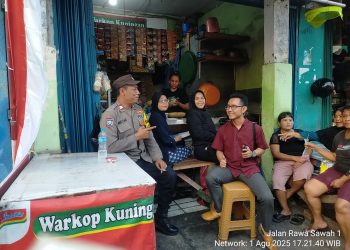 Bhabinkamtibmas Galur Sambangi Warga RW 01, Ajak Bersama Jaga Keamanan Lingkungan