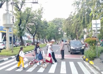 Polsek Kemayoran Intensifkan Plotting Pagi, Pastikan Pelajar Aman Menuju Sekolah