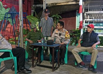 Bhabinkamtibmas dan Kanit Binmas Turun Langsung Sambangi Pos Kamling Kebon Kosong