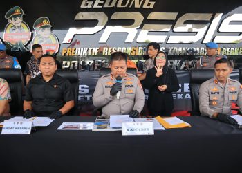 Polres Metro Bekasi Kota Ungkap Kasus Penipuan Dan Penggelapan Modus Jual-Beli Serta Servis Vespa Antik