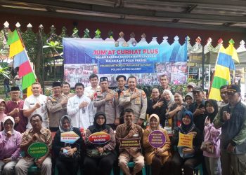 Polres Metro Jakarta Pusat Gelar Jum’at Curhat Plus di Kelurahan Cideng