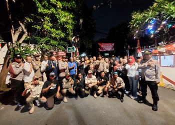 Polsek Pancoran Gelar Patroli Skala Besar Demi Ciptakan Situasi Kondusif