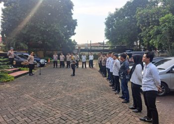 Apel Pagi Polsek Kemayoran, Kapolsek Tekankan Disiplin dan Peningkatan Pengamanan Wilayah