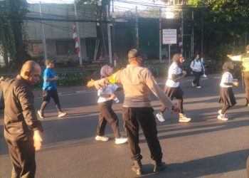 Polsek Johar Baru Amankan Fun Run BPOM Runner, Kegiatan Berjalan Lancar