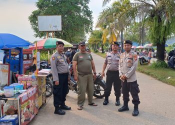 Patroli Harkamtibmas Polsek Cibarusah Intensif Antisipasi Tawuran Pelajar dan Kejahatan 3C di Wilayah Hukum