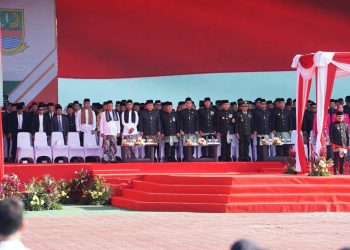 Kapolres Metro Bekasi Hadiri Upacara Peringatan Hari Jadi ke-75 Kabupaten Bekasi