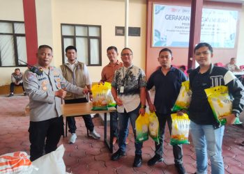 Polres Metro Jakarta Pusat Gelar Gerakan Pangan Murah, Sediakan 5 Ton Beras untuk Warga