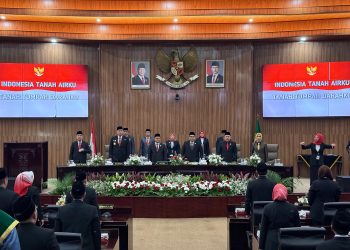 Dengarkan Pidato Kenegaraan Presiden, Kapolres Metro Bekasi Kota Hadiri Rapat Paripurna DPRD