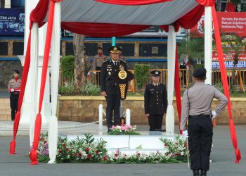 Irwasda Polda Metro Jaya Pimpin Upacara HUT ke-80 RI