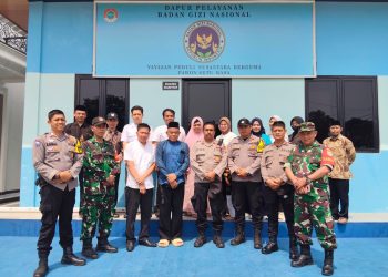 Polsek Setu Hadiri Peresmian Dapur Pelayanan Gizi Nasional di Desa Ciledug