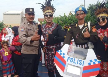 Warga RW 04 Pinang Ranti Meriahkan Karnaval HUT ke-80 RI, Polisi Pastikan Keamanan Kondusif