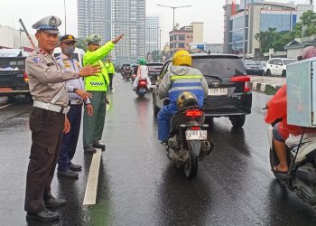 Satlantas Jaksel Gelar Uji Emisi Kendaraan di Jl. Raya Antasari