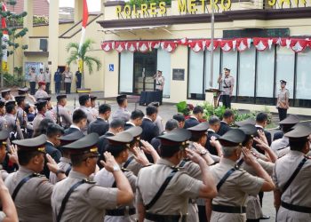 Polres Metro Jakarta Utara Laksanakan Upacara Hari Juang Polri 2025, Momentum Perkuat Semangat Pengabdian