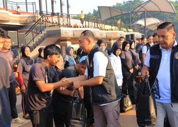 Bentuk Bakti 30 Akabri 95, Ratusan Bansos Diberikan Kepada Masyarakat