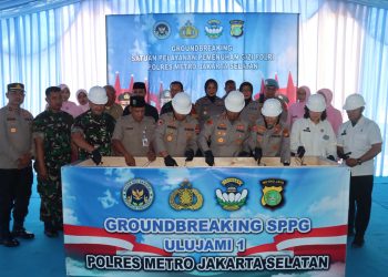 Ground Breaking Pembangunan SPPG Polri di Aspol Ulujami